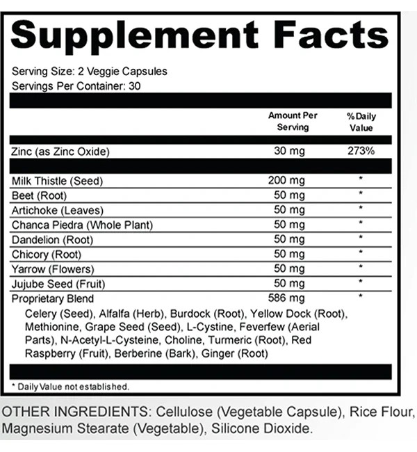 Urgent Liver 911 Ingredients